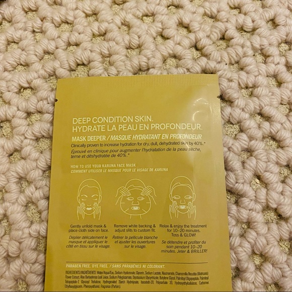 NWT Karuna Hydrating Facial Sheet Mask - Picture 2 of 2